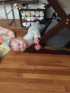 astrid under bassinet