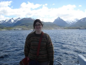 Me on a boat ride in Ushuaia, the southernmost city in Argentina.